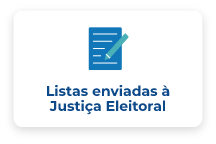 Listas Enviadas à Justiça Eleitoral